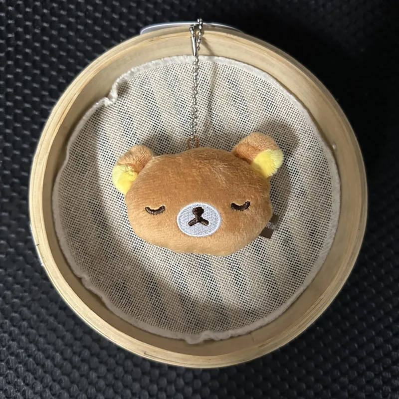 Kawaii Rilakkuma Anime Cartoon Plush Toys Keychain Accessories Soft Stuffed Backpack Pendant Girl Boy Children Birthday Gifts