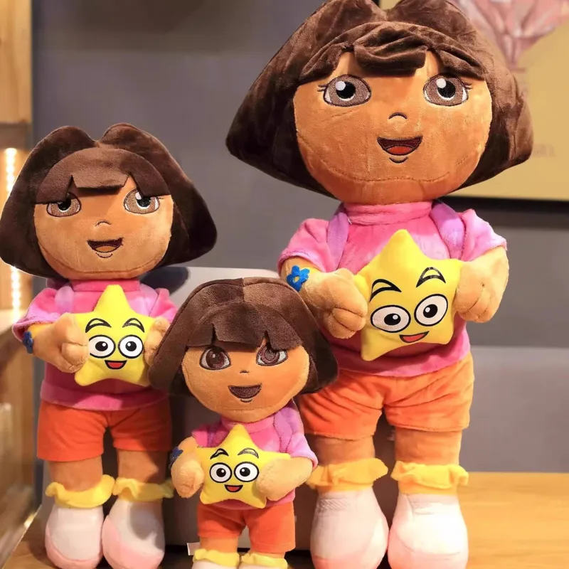 25/35cm genuino amor aventura de Do-ra mono botas Swiper juguetes de peluche muñecos de Anime suaves rellenos para niños regalos de cumpleaños