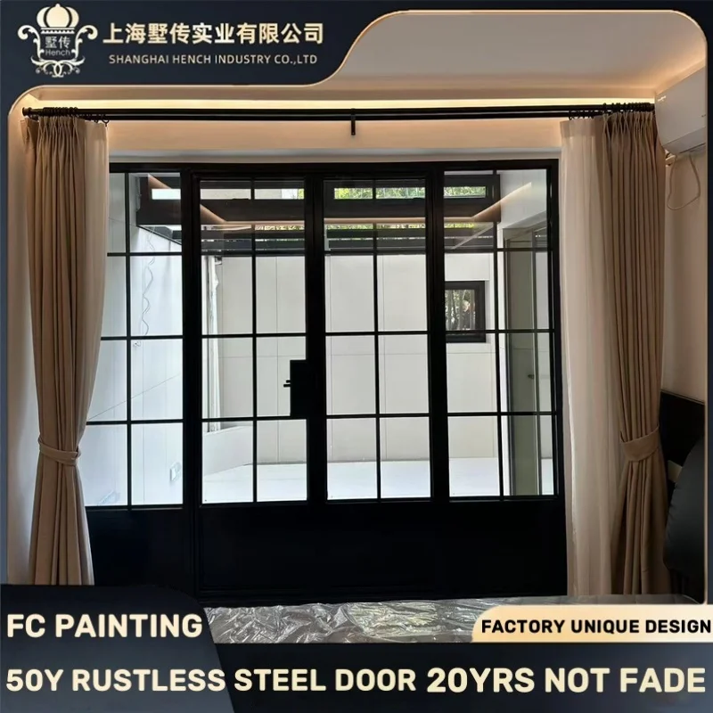 Steel Glass Door Wi… - image