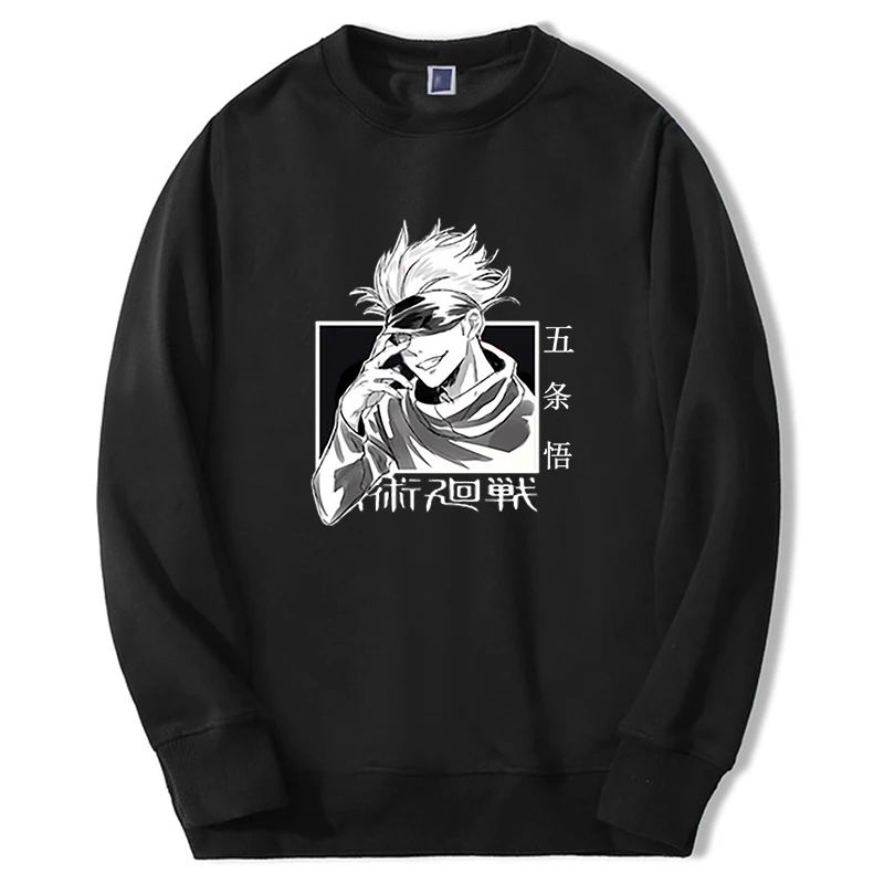 

Jujutsu Kaisen Sweatshirts Men Women Gojo Satoru Anime Graphic Hoodie Fashion Fleece Crewneck Hoody Harajuku Hot Sale Pullover