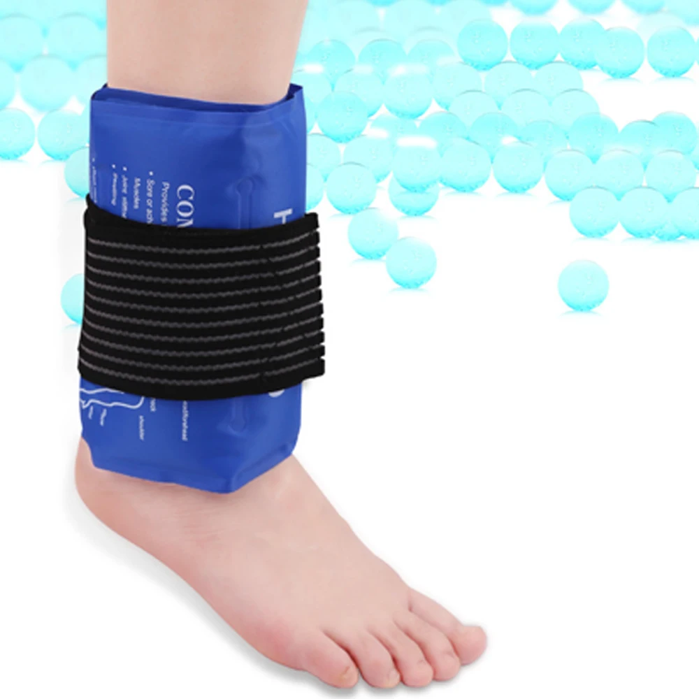 1PC Ice Heat Pad Ice Pack With strap Reusable Hot Cold Gel Pack for First Aid Sports Muscle Pain For Pain Relief Therapy Ice Bag