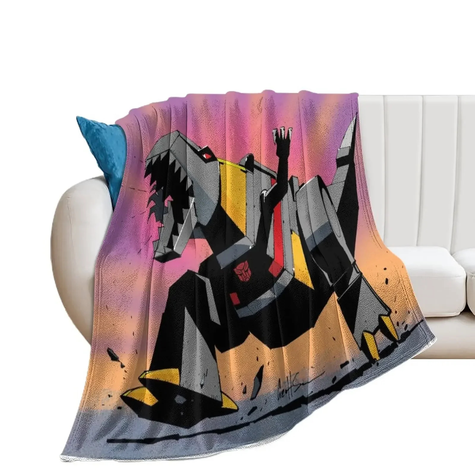 

Grimlock ROAR! Throw Blanket Loose Polar Blankets