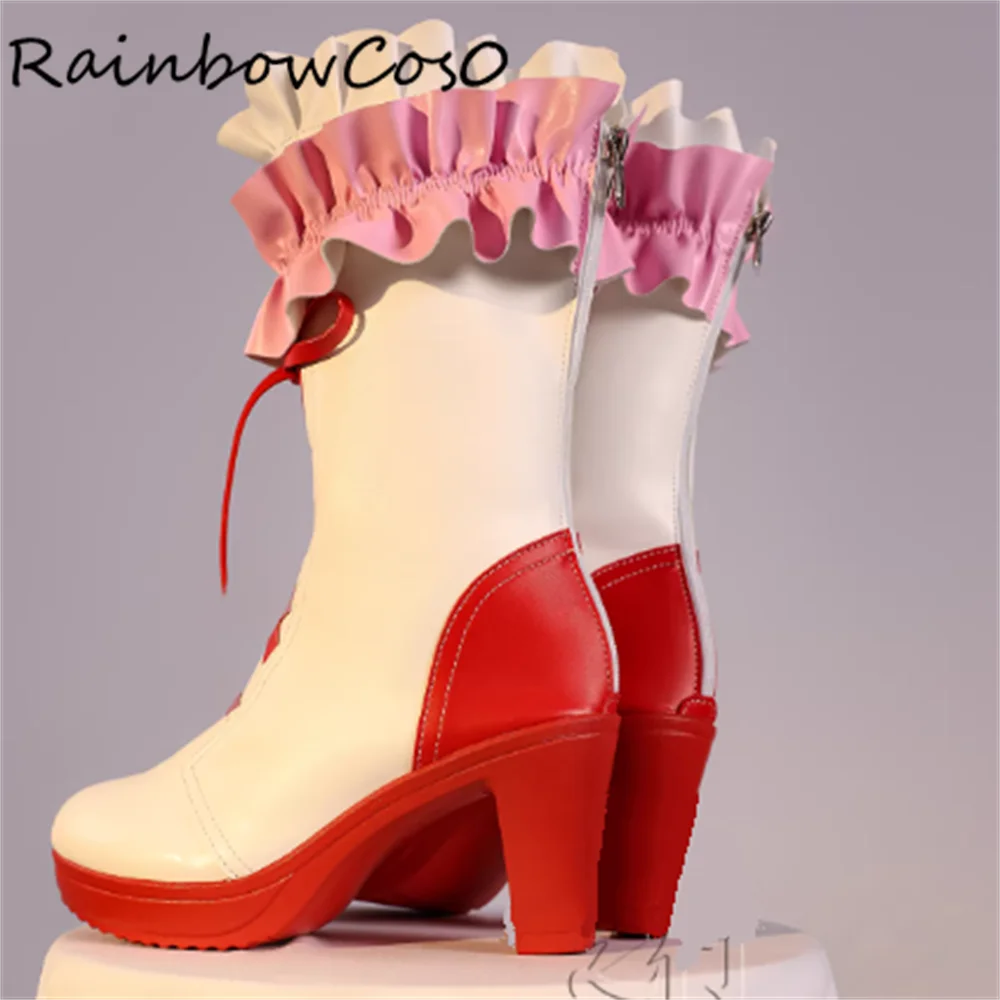 Kaname Madoka Cosplay Shoes Boots Game Anime Halloween Christmas RainbowCos0 W5547