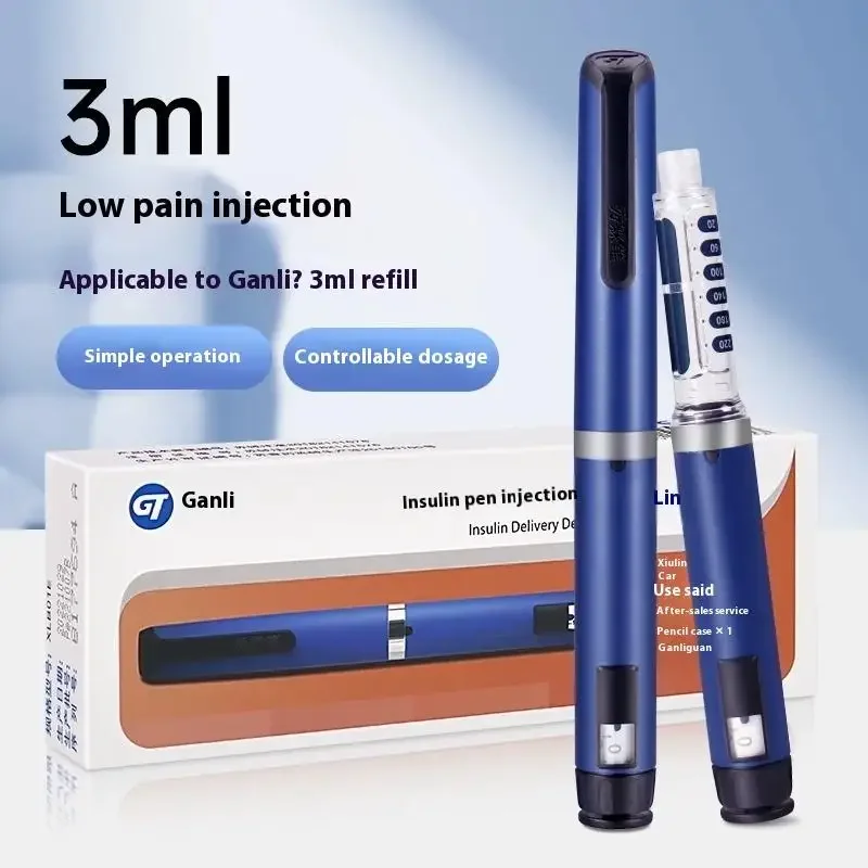 

1 шт., ручка 3 мл, ручка для инъекций инсулина, бытовой шприц для инсулина, люди с помощью диабета, диабетической шкалы