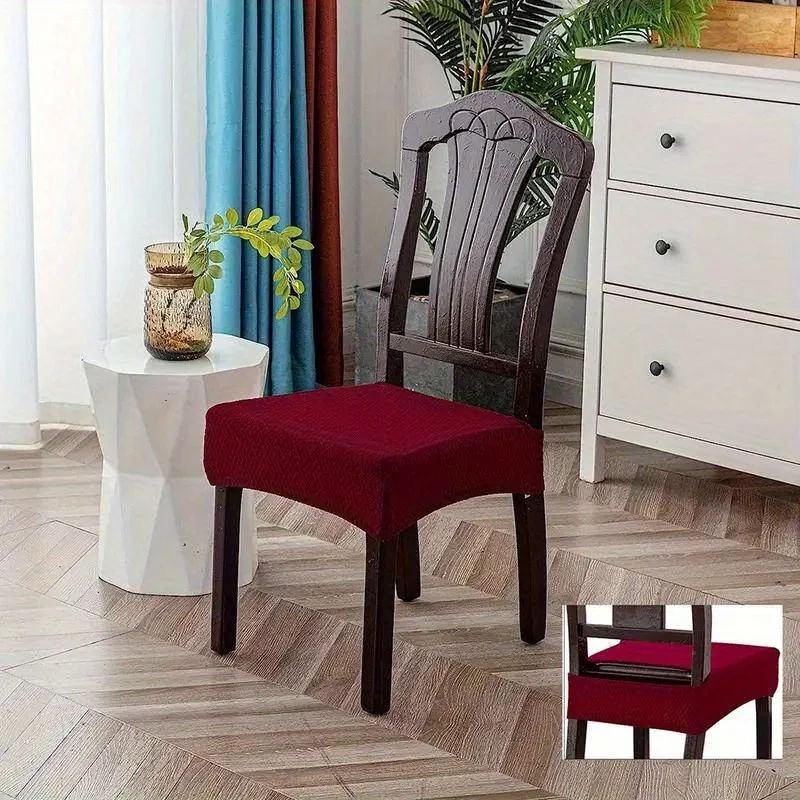 Elegant and Luxurious Ultimate Set of 1 Waterproof Dining Chair Slipcovers - Water-resistant Seat Covers for Hotel Dining Room S