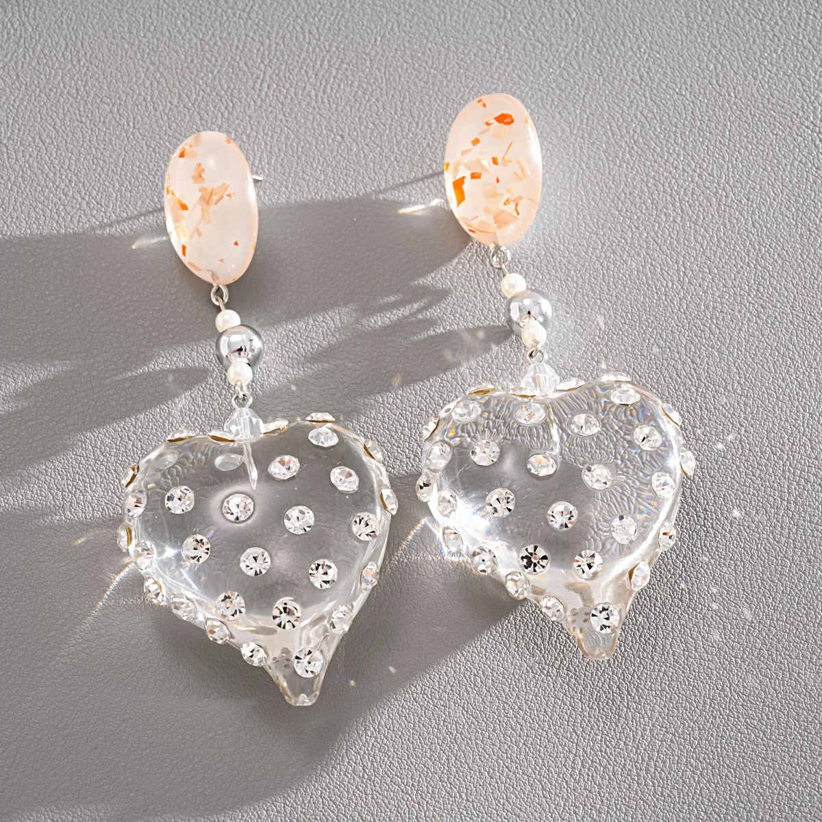 Large Transparent Resin Heart  - Women'S Accessories Trends 2026 ulasan dan harga