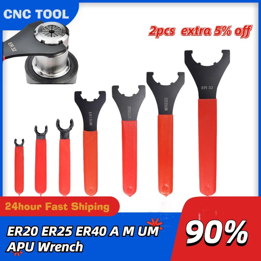 

ER Iso Apu Wrench Er ER8 ER11 ER16 ER20 ER25 ER32 ER40 ISO20 ISO25 ISO30 APU13 APU16 C25 C32 C40 ER16MS ER20MS Wrench Nut