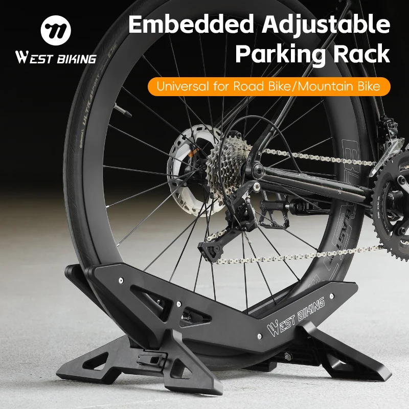

WEST BIKING Bicycle Parking Rack Adjustable Universal MTB Road Bike Holder Indoor Bike Storage Parking Stand Cycling Accessories