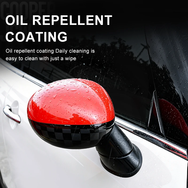 Car Rearview Mirror Housing Shell For Mini Cooper F56 F55 F60 F54 F57 2014-2019 ABS Car Circular Mirror Decorative Accessories view 4