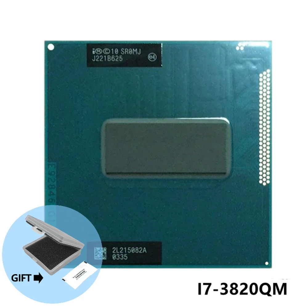 Intel Core i7-3820QM i7 3820QM SR0MJ 2.7 GHz Quad-Core Eight-Thread CPU Processor 8M 45W Socket G2 / rPGA988B