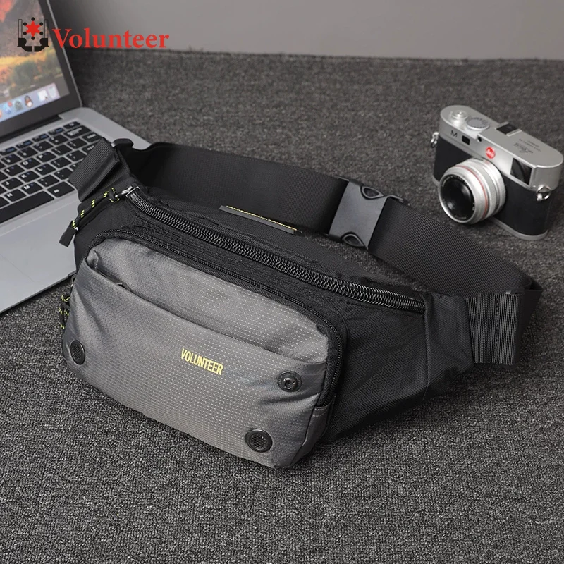 

Volunteer Bust Bags for Men 2023 Stylish Light Weight High Quality Versatile Oxford Cloth Multi-pocket Waist Bags 1698-13