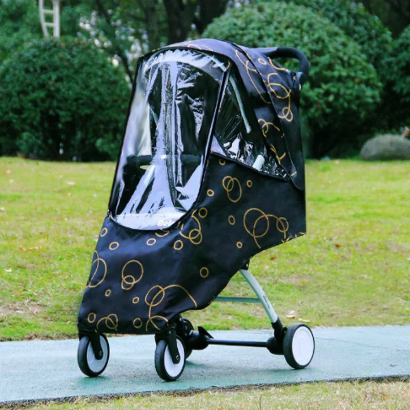 Winter Thicken Baby Stroller Rain Cover - Universal Fit Waterproof Wind/Dust Shield Full Raincoat for Pushchair Accessories