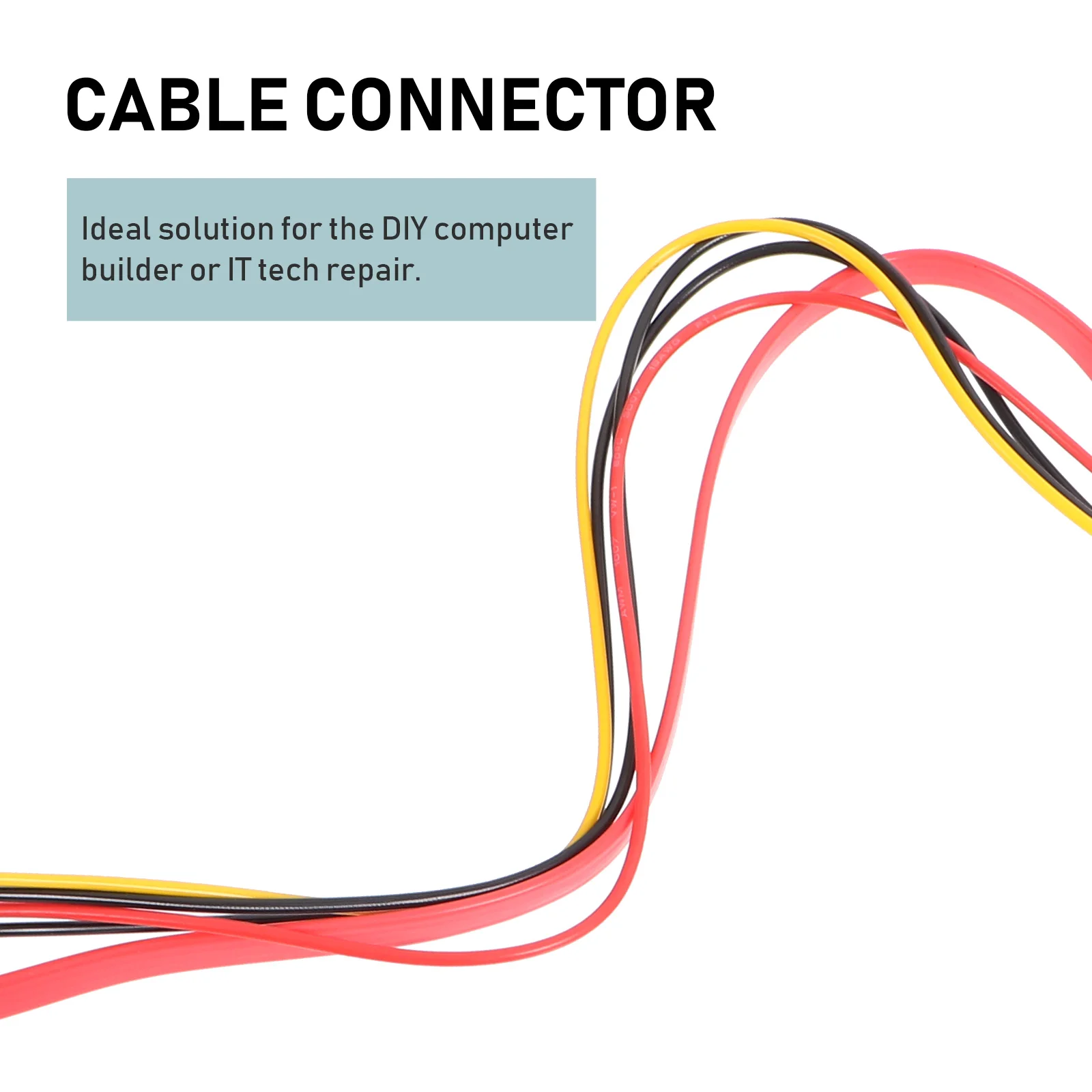 2-delige adapterkabel stroomverlenging man-vrouw harde schijf optische connector computer netsnoer