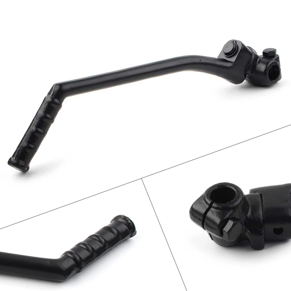 Motorcycle Steel Kick Starter Lever Pedal For Honda XL XR 250 250S 250R Motosport 250 1972-1985 Motorbike Kickstart Arm Black