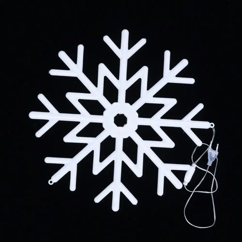 Xmas Window Decor Christmas Tree Hanging Light LED Star Snowflake Fairy Light