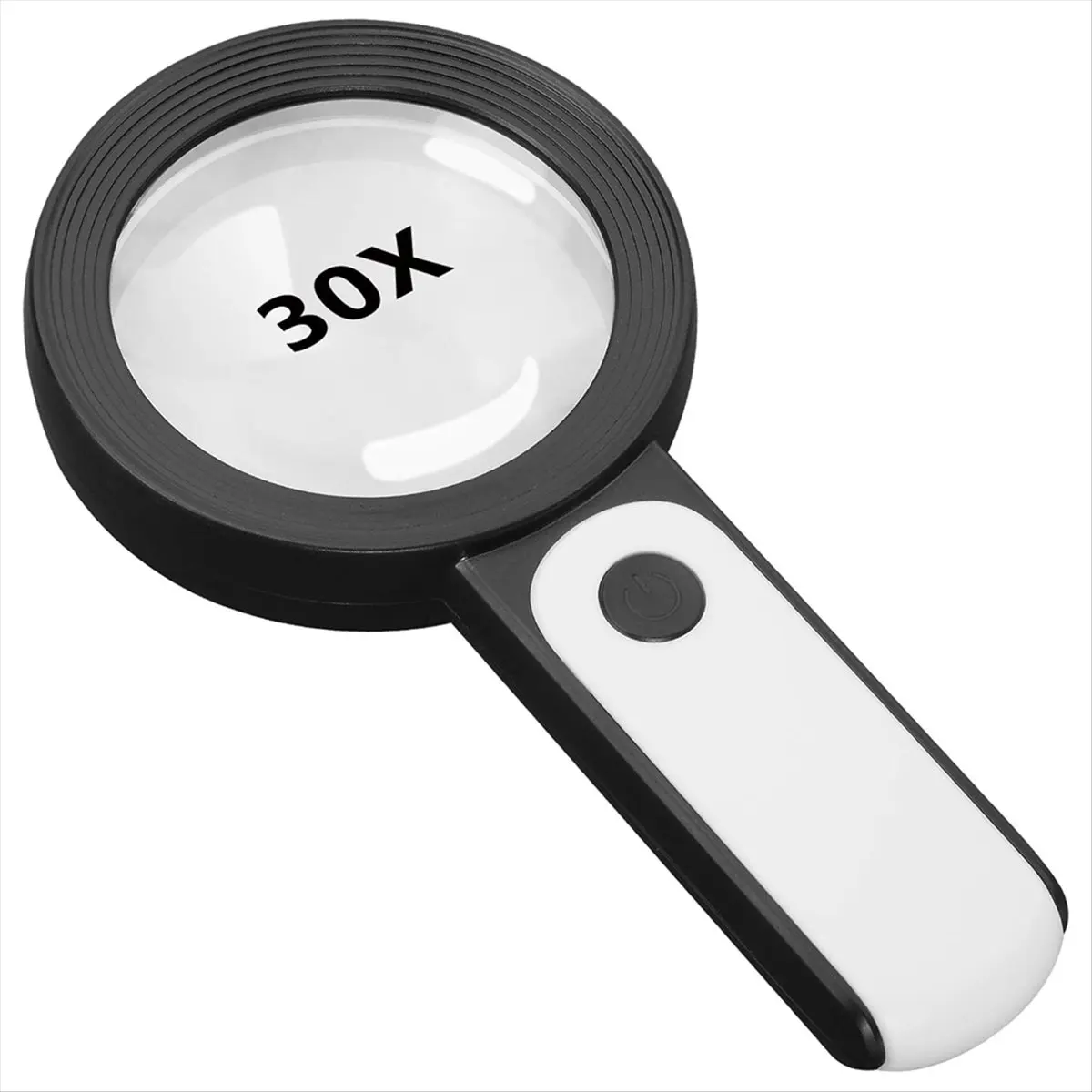 AA14 Magnifying Glass with Light, 30X Handheld Large 18LED Cold and Warm Light with 3 Modes, Illuminated Magnifier view 2