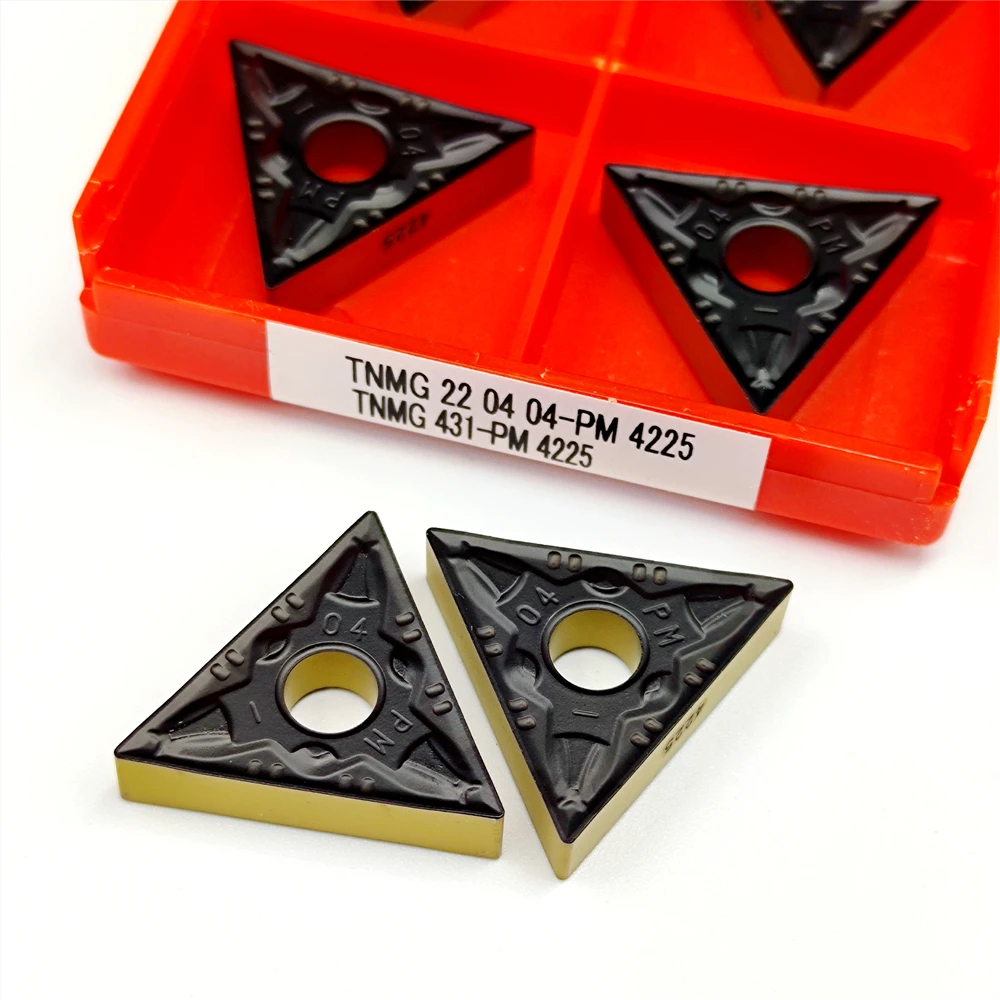 TNMG220404 TNMG220408 PM4225 Carbide Insert for Indexable End Cutter Machine Face Milling Cutting Turning tool TNMG 220404 PM