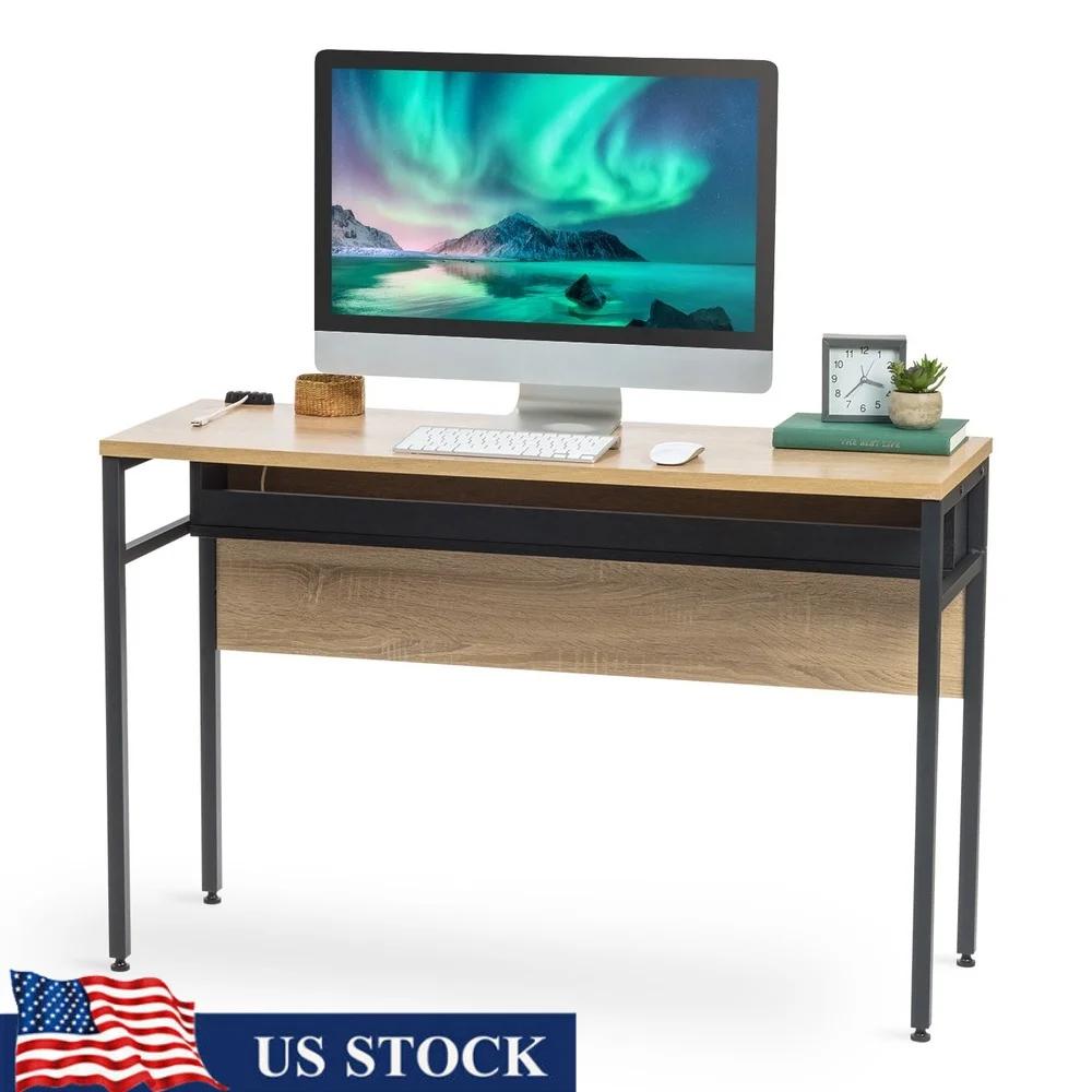 

Multifunctional Office Computer Desk with Organizer Adjustable Height Cable Management Tray Home Office Gaming Drafting