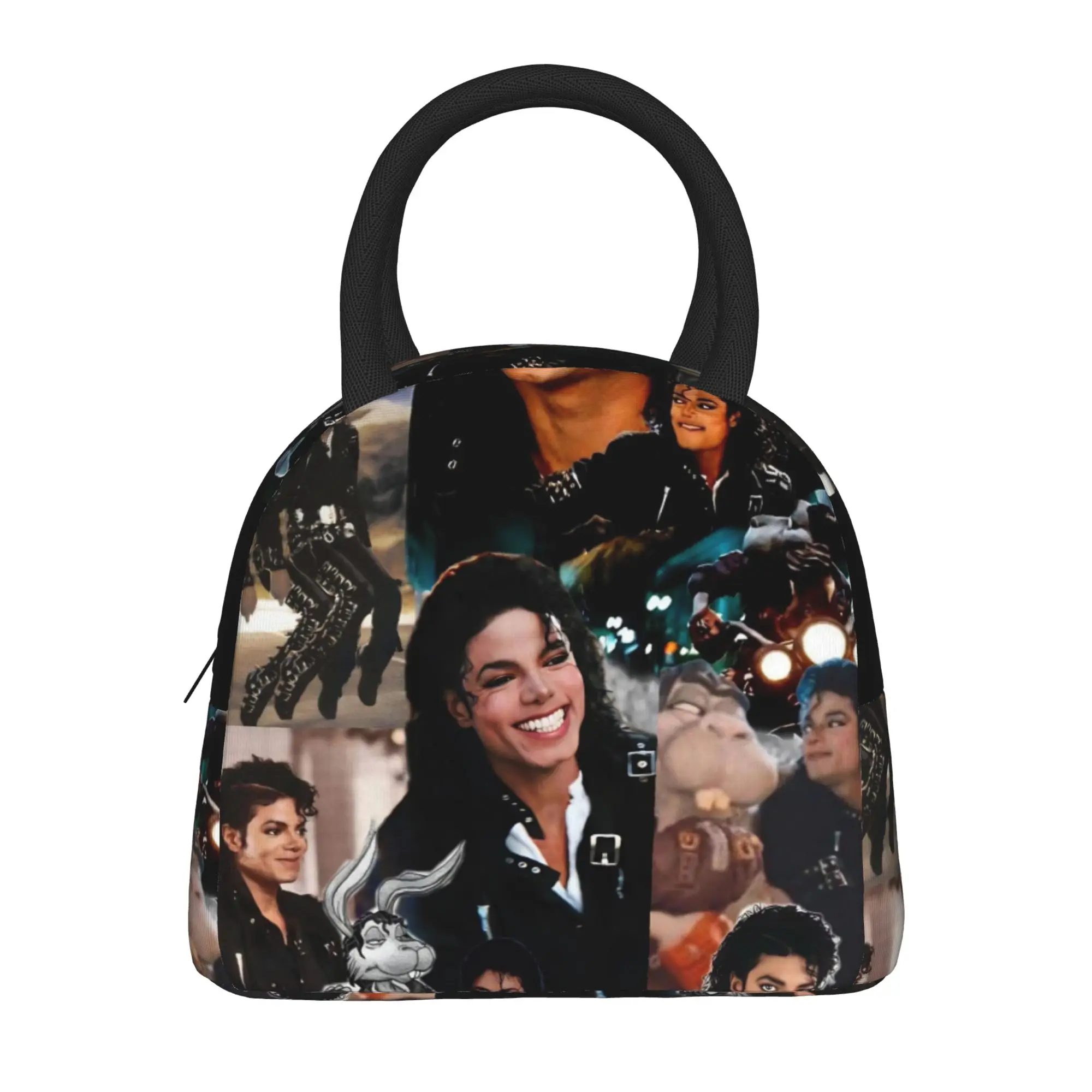 Singer Michael Jacksons MJ Tour 2026 Insulated Lunch Bag for Men Women  Food Bag Reusable Cooler Thermal Lunch Boxes For Travel