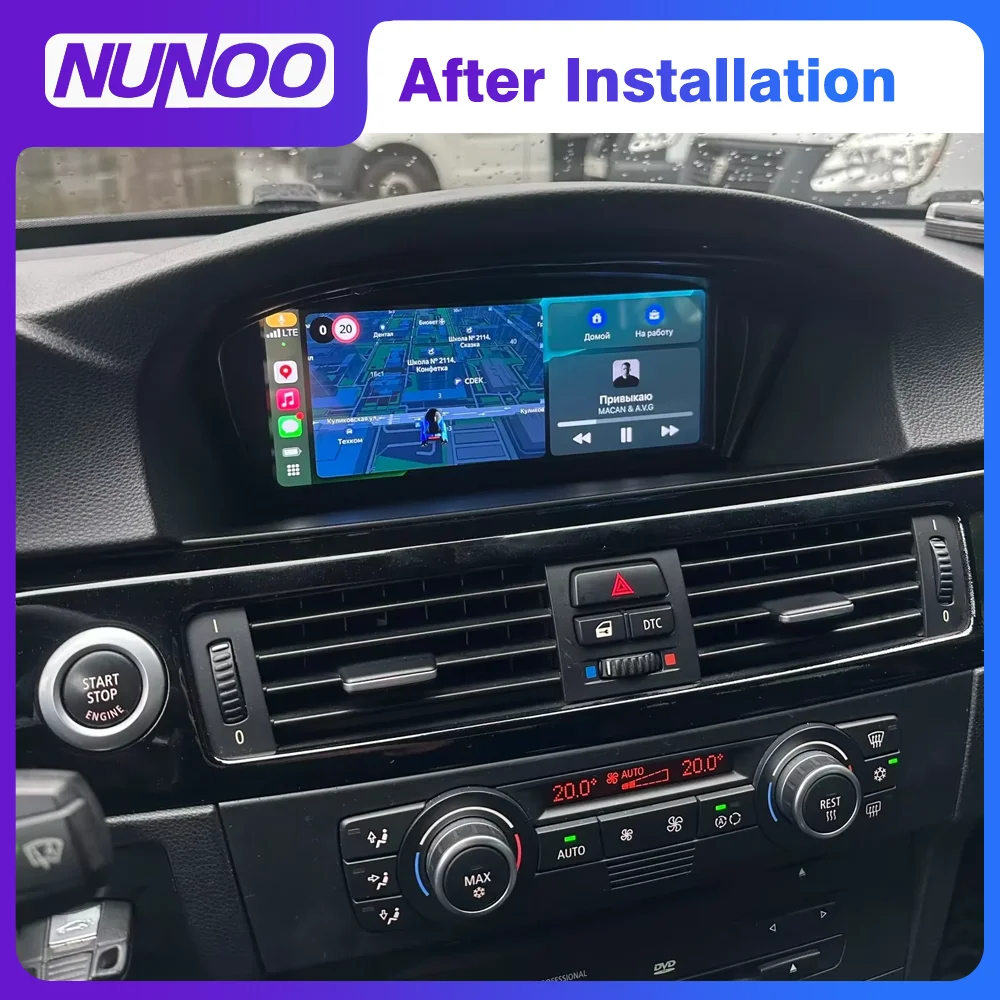 Linux Carplay For BMW 3 5 Series E60 E61 E90 E91 E92 E93 2005-2012 Car Multimedia Player Android Auto Radio GPS Navigation