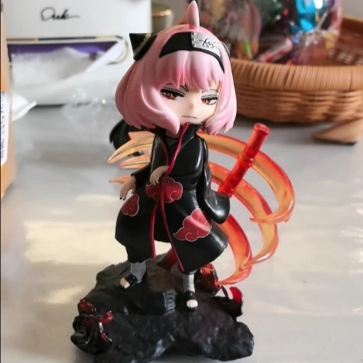 

20cm Spy Homemaker Aniacos Yuzhi Boji Anime Handmade Decoration Model Kawai Double Headed Action Character Series Birthday Gift