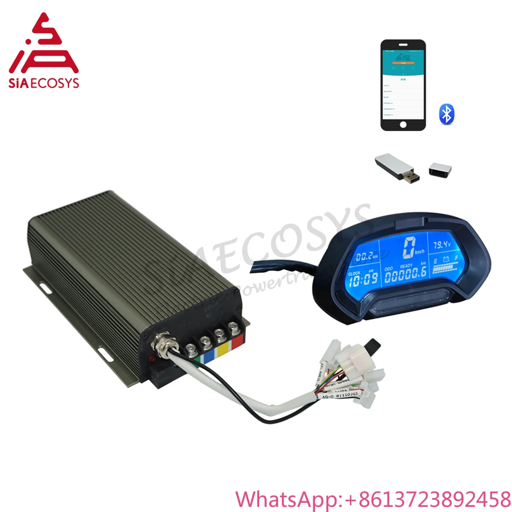 

Sabvoton SVMC 72150 V1 V2 controller with CT-22 speedometer For 3000W 72V 150A Electric Spoke Hub Bicycle Motor