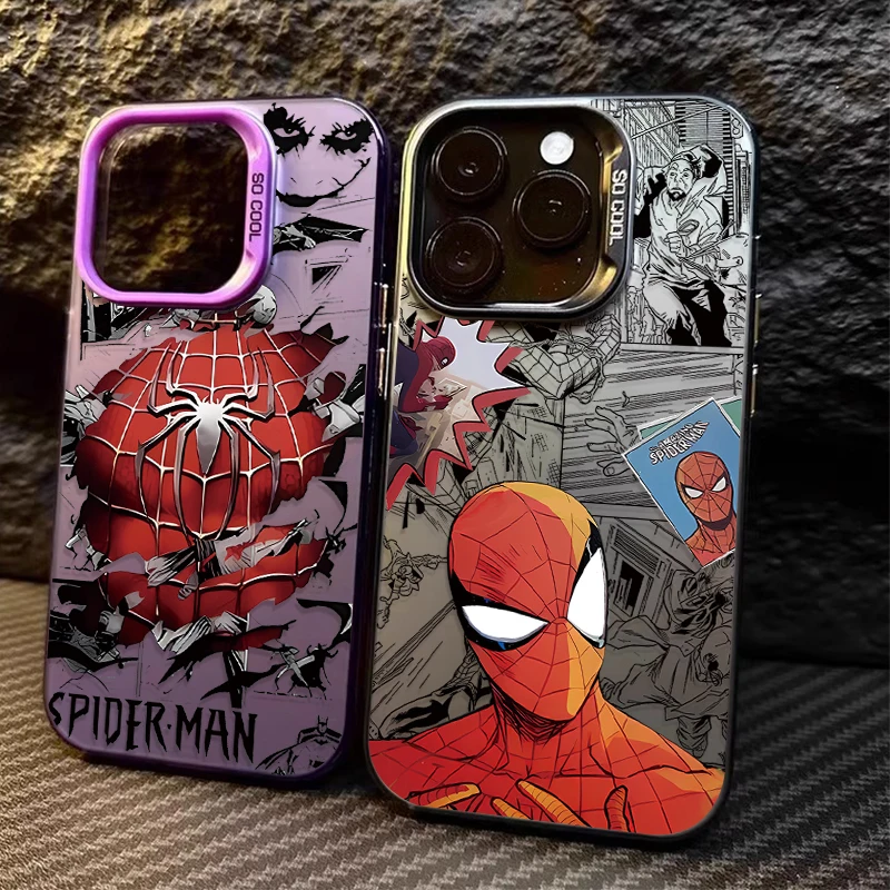 Cool Marvel Spider Man Back Case for Xiaomi POCO X6 X5 X3 NFC F3 F4 GT F5 F6 M6 Pro 4G M5S C65 Mi 13T 12T 14 13 12 11 Lite 5G NE