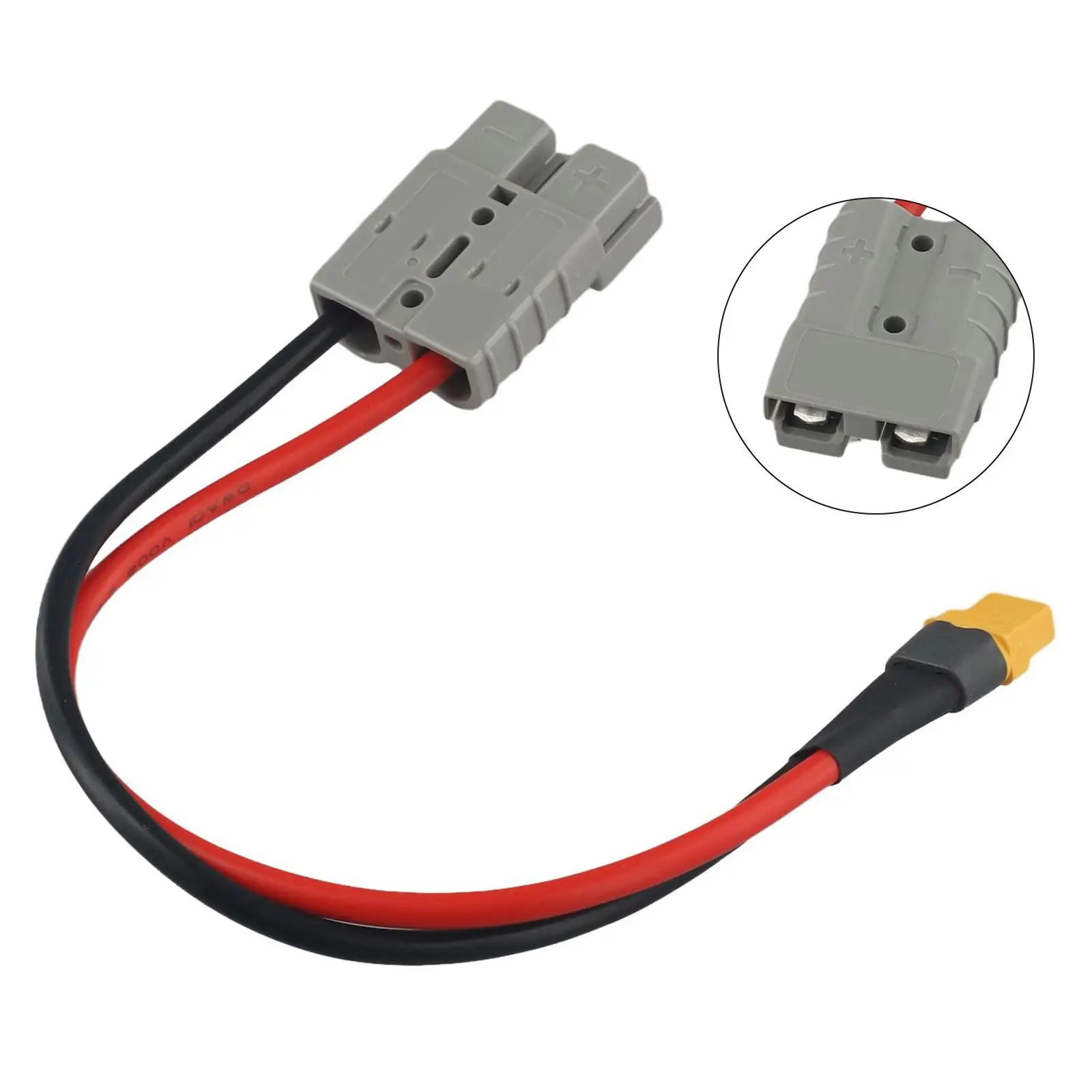 Andersons Connection 50A With Wire Adapter 10AWG 30cm Forklift Battery Charging Cable Extension Cord Andersons Connection
