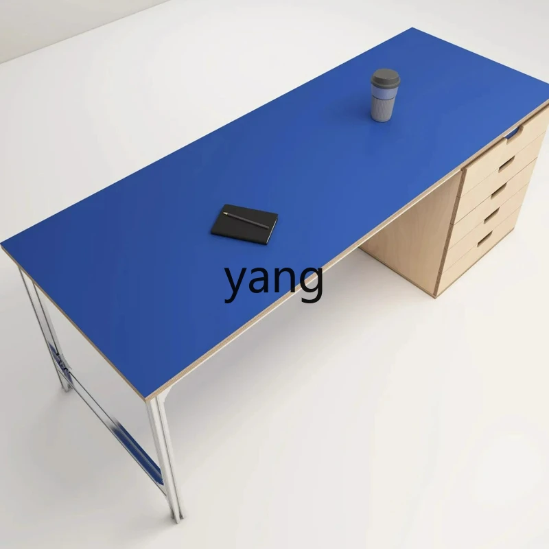 

LTT study desk modern minimalist with multi-layer drawers bedroom home desk