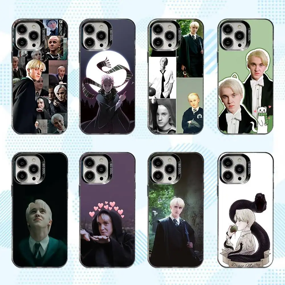 

Actor D-Draco M-Malfoy Phone Case For iPhone 16,15,14,13,12,11,Mini,Pro,SE,MAX White Matte Shockproof Cover