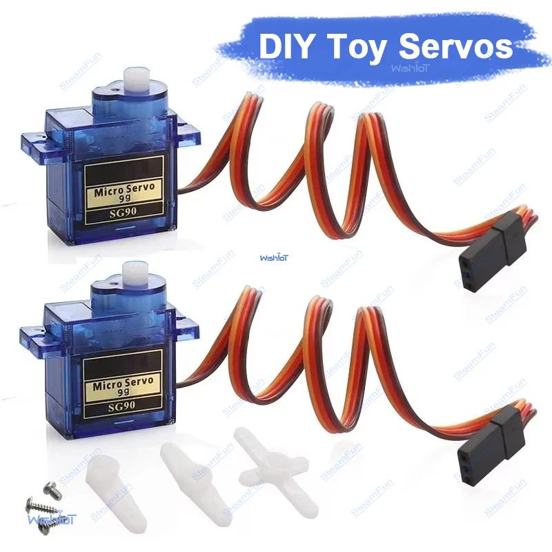 

Mini 9G Micro Servo Motor for Microcontroller Platform Robot Remote Controlled Vehicle Aircraft DIY Toys SG90