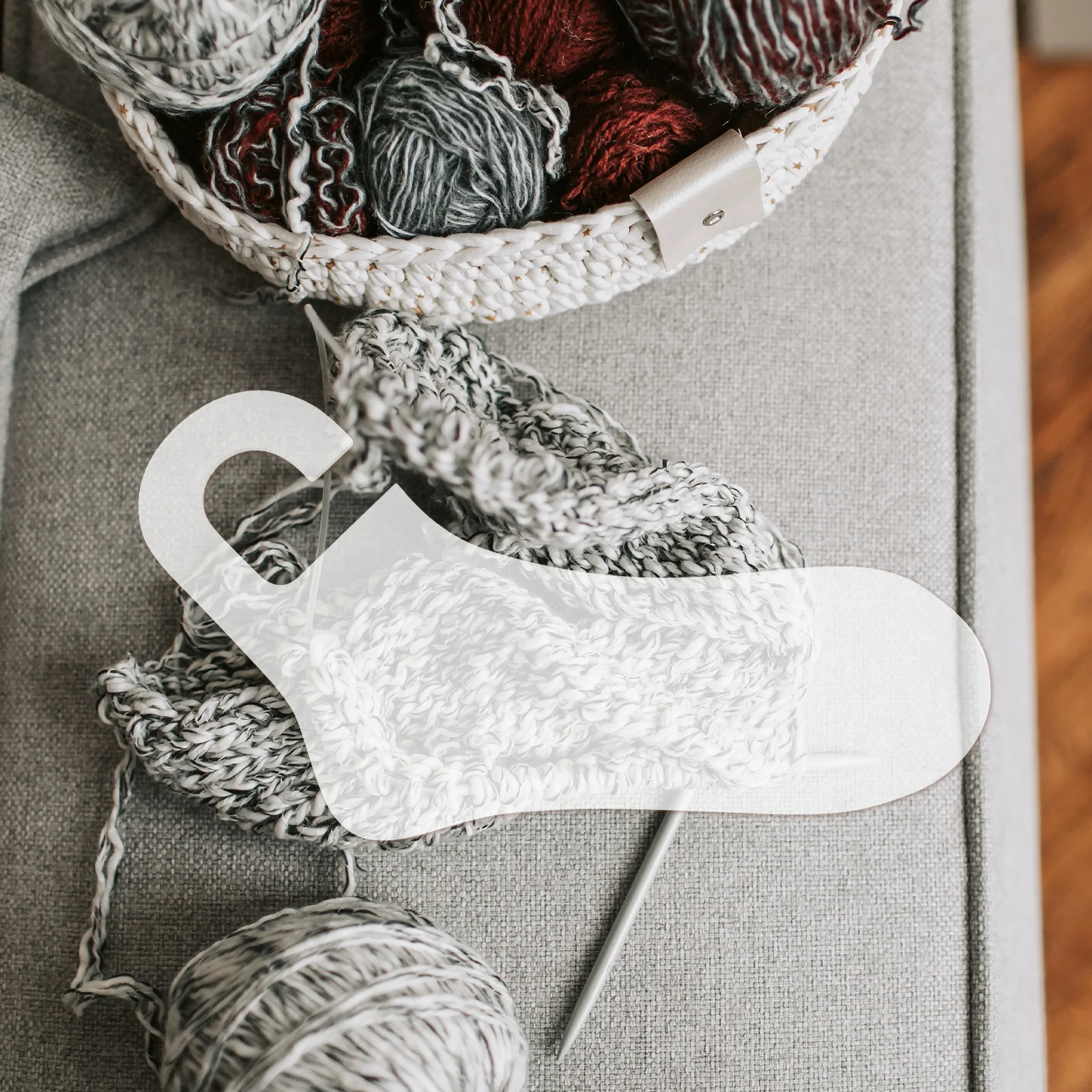 

Transparent Acrylic Sock Blockers Adjustable DIY Knitting Craft Tool for Handmade Sock Display Yarn Craft Tools