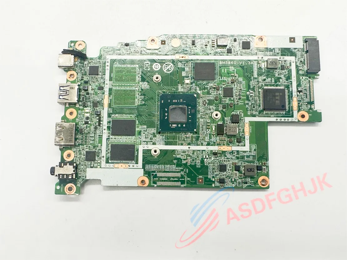 

bm5860 5B20T79462 For Lenovo 100e 2nd Gen Notebook Motherboard N4000 cpu and 4g ram 64gb ssd All test OK