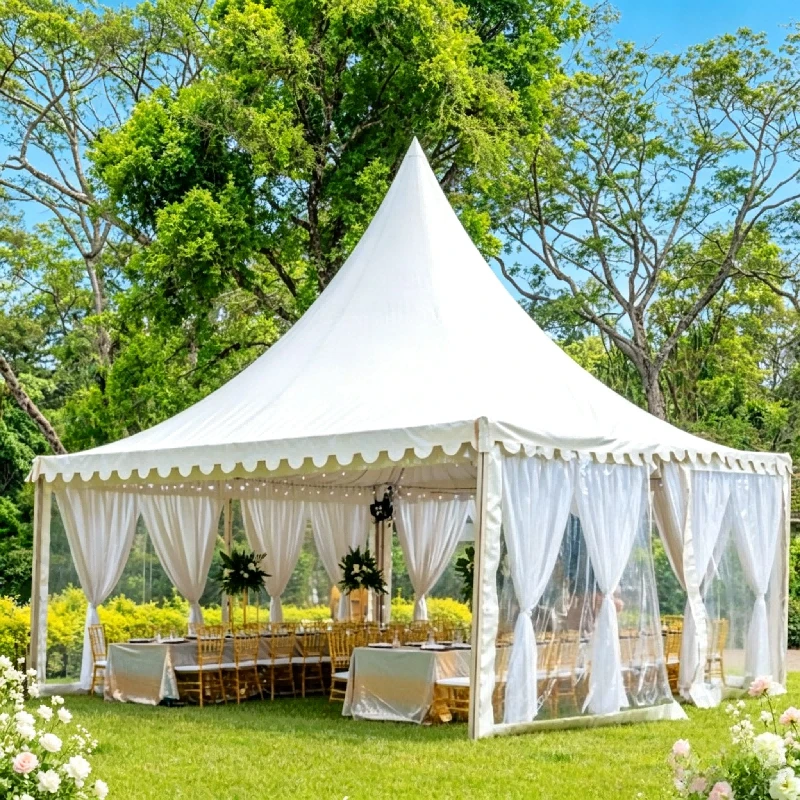 Customizable Pyramid Shaped Tent Large Outdoor Event Shelter For Festival Celebrations Bulk Custom Colors And Different Sizes