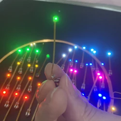 5X FPC Wireless Power Supply Induction Receive LED Light Decorative Lamp Wireless Transmission FOR Transmitter Coil Toys Model