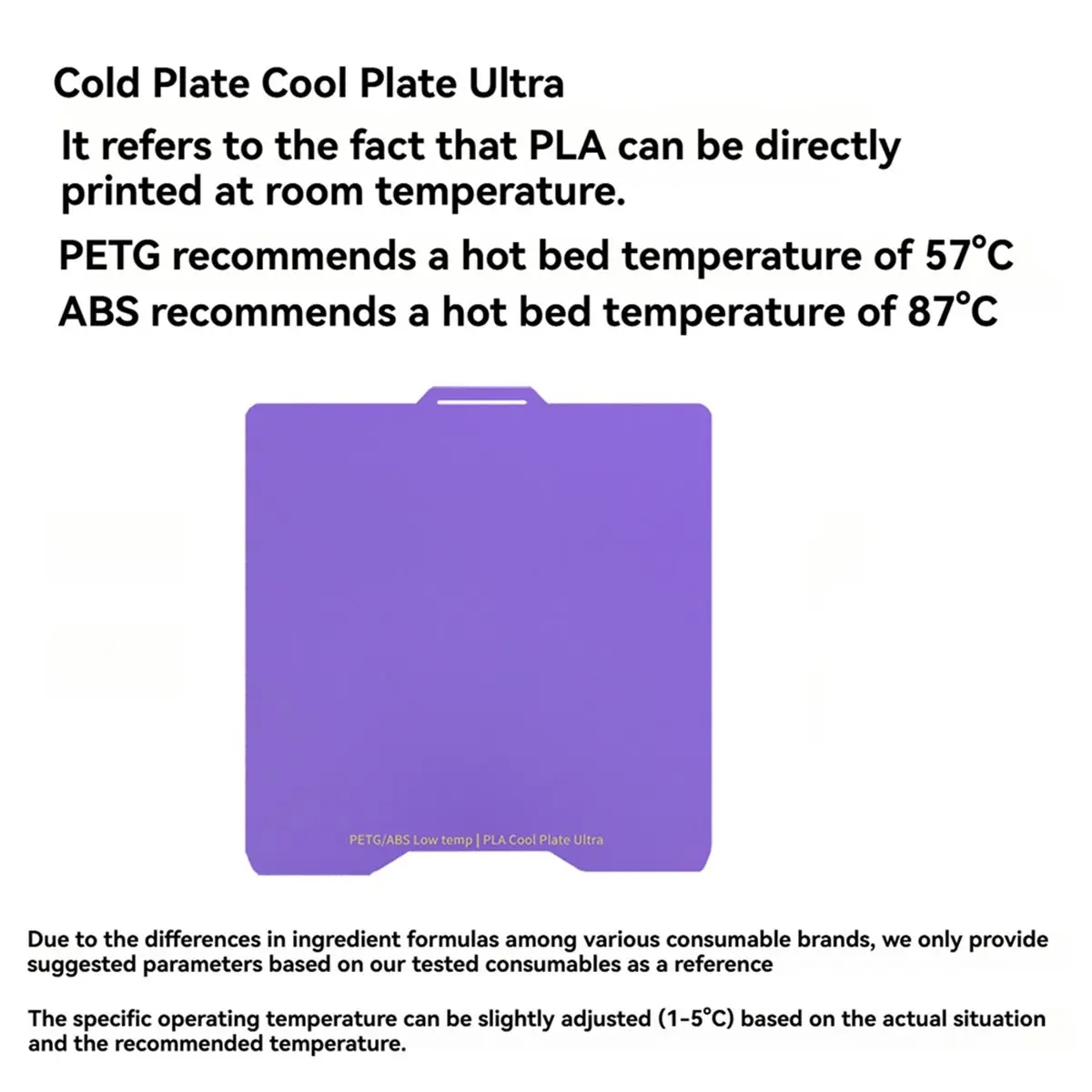 For SPARKX I7 Cold Print Plate Ultra Strong Adhesion Build Sheet for PLA PETG ABS 3D Printer Attachment