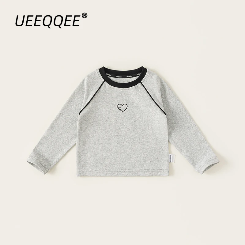

Spring Autumn Children T-Shirts 1-10Y Girls Patchwork Embroidery Long Sleeve T Shirts Korean Tops Tees Toddler Wear Kids Clothes