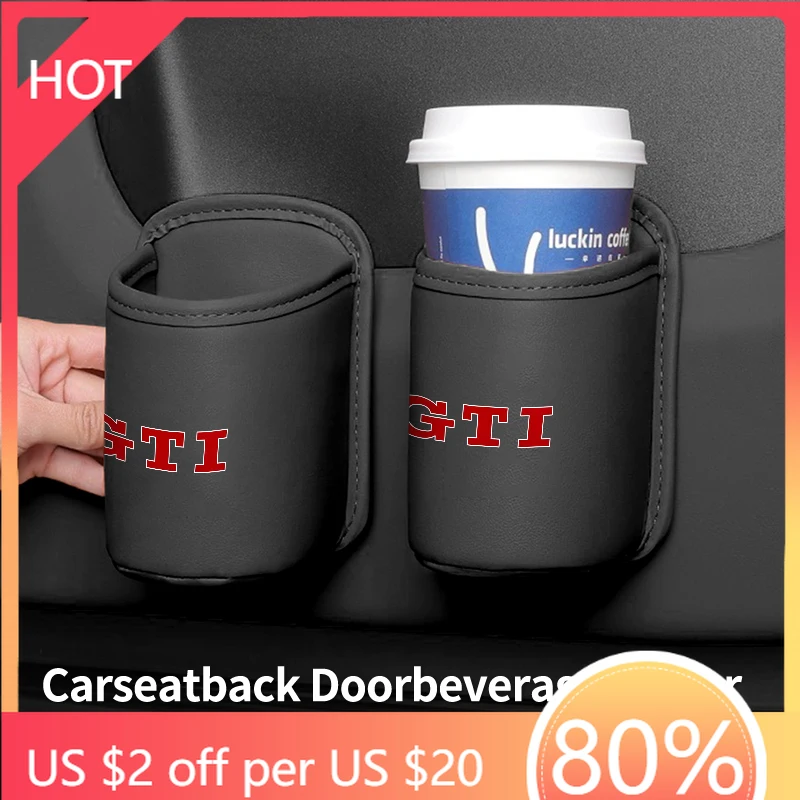 

Golf 3 4 MK3 MK4 2026 Hot For VW VOLKSWAGEN Leather Car Water Cup Holder Interior Drink Rack Organizer For Volkswagen VW Golf GT