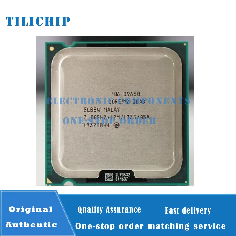 Q9550 Q9650 SLB8W processeur quad-core 775 broches CPU