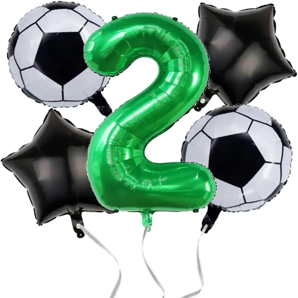 Boys Football Birthday PartyDecorations Football Balloon Birthday Decorations, World Cup Football Sports Theme Party Decorations