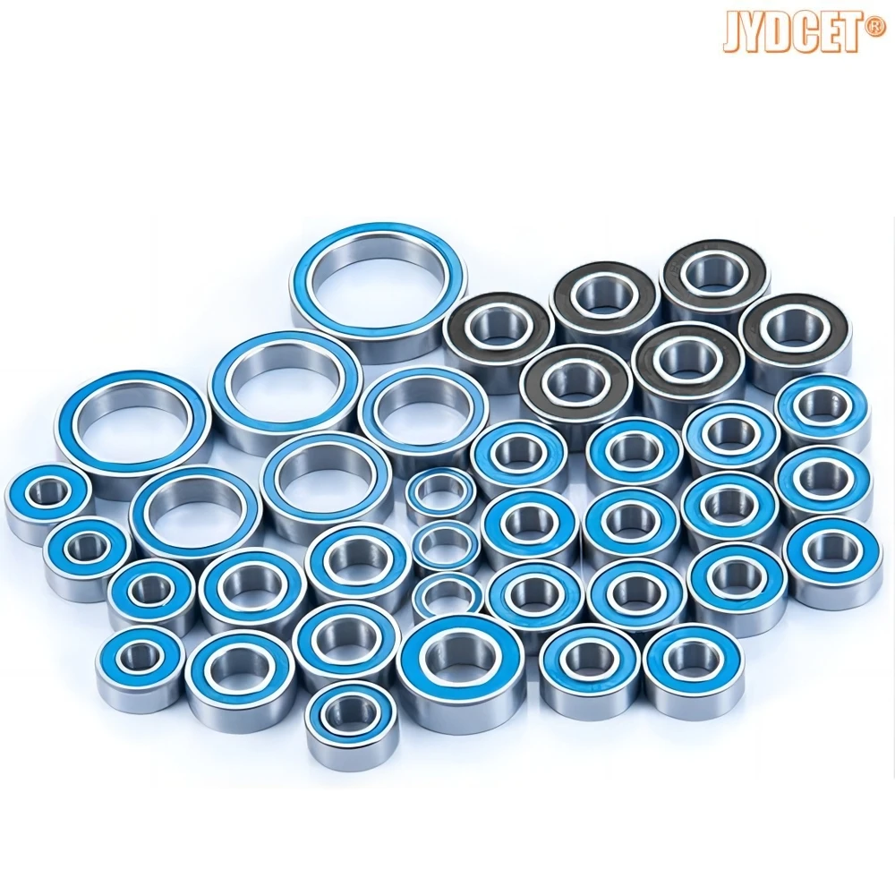 

39pcs Wheel Hub Axle Blue Sealed Ball Bearing Kit - High Speed Bearing for RC 1:10 Traxxas TRX4 TRX-4 Crawler Car