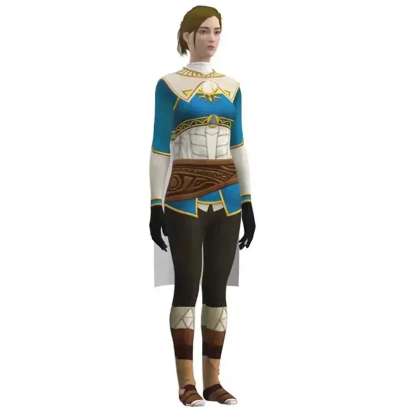 

2025 aaa Anime Heroes Linke Children's Jumpsuit Cosplay Costume Game Zelda Kids Adult Bodysuit Halloween Christmas Party Dr