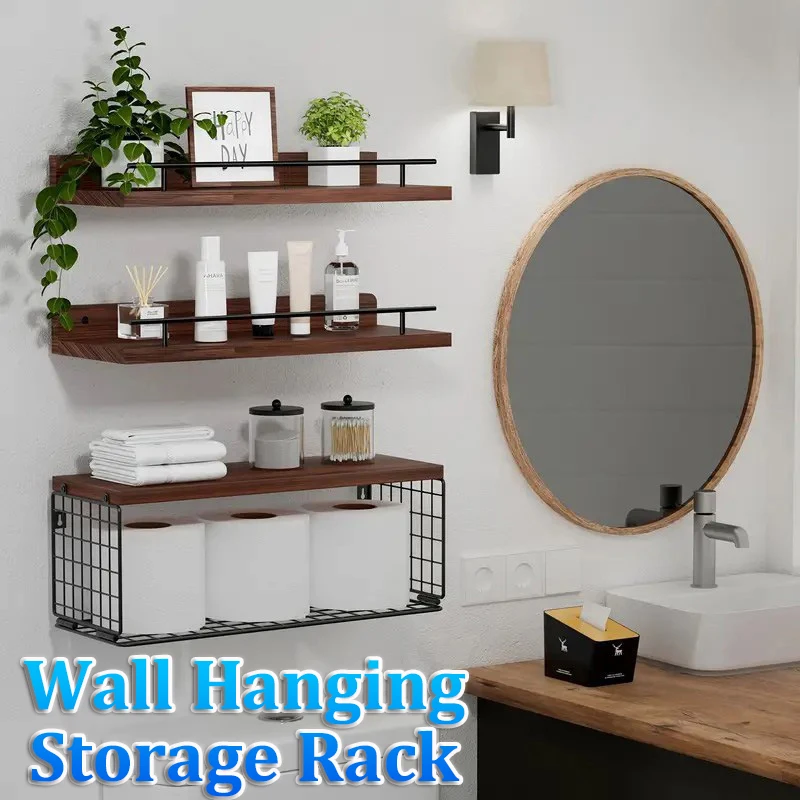 multifuncional cabinet rack para cozinha e banheiro wall hanging shelf organizer artefato acima 01