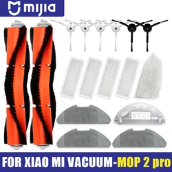 Dla Xiaomi Robot Vacuum Mop 2 Pro/Lite MJST1SHW MJSTL Hepa filtr Mop tkanina główna boczna szczotka Mijia odkurzacz akcesoria