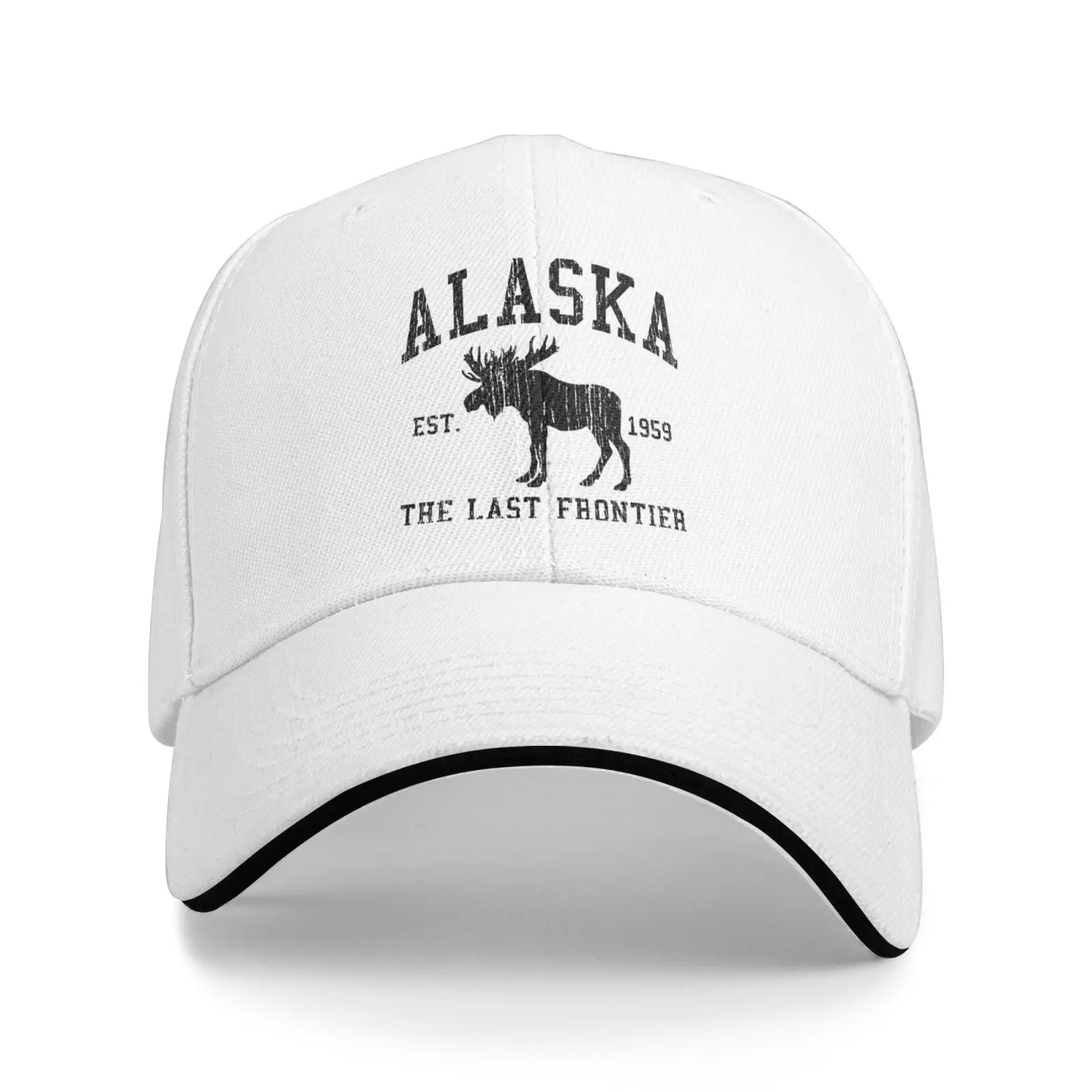 قبعة بيسبول ALASKA The Last Frontier للرجال والنساء قابلة للتعديل للجنسين، قبعة للأب، حماية من Snapback
