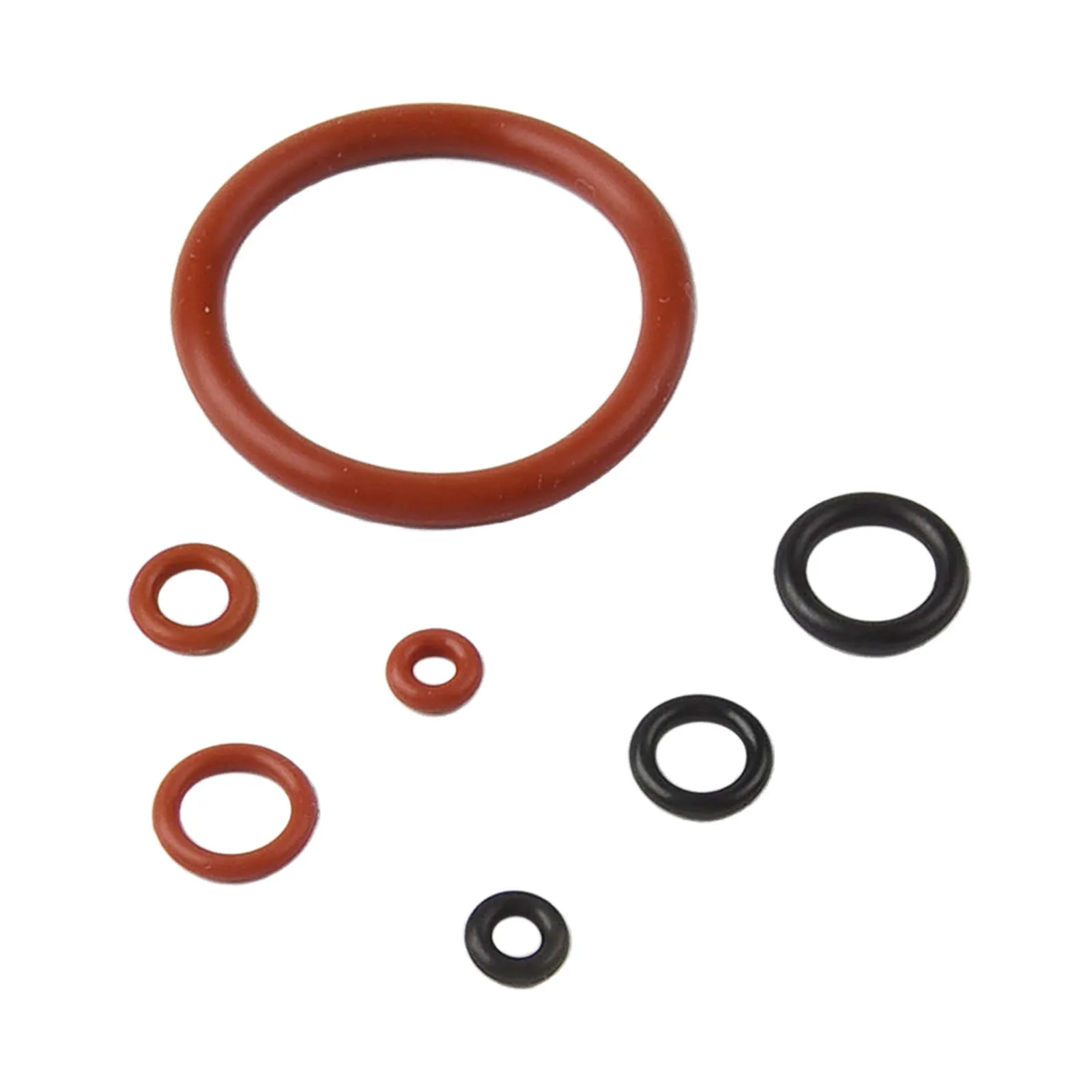 Balck red Coffee Machine Coffee Machine Valve Seal Gasket Kit Optimal Water Flow Precise Dimensions 30-piece Set