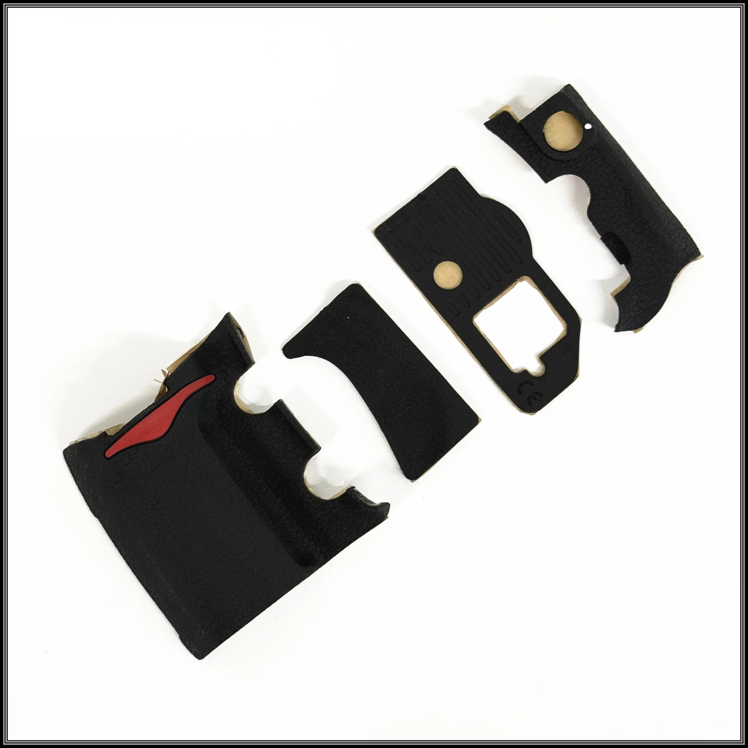 NOWY Zestaw Gumowych Nakładek na Uchwyty do Korpusu Aparatu Cyfrowego Nikon D300 + Taśma