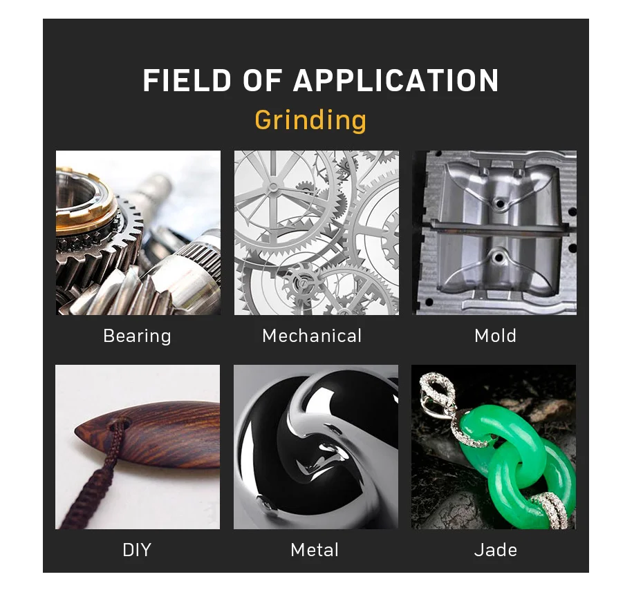 Suitable for Dremel 3mm Shaft Mounted Ceramic Grinding Head Polishing Abrasive Wheel Rotary Power Tools