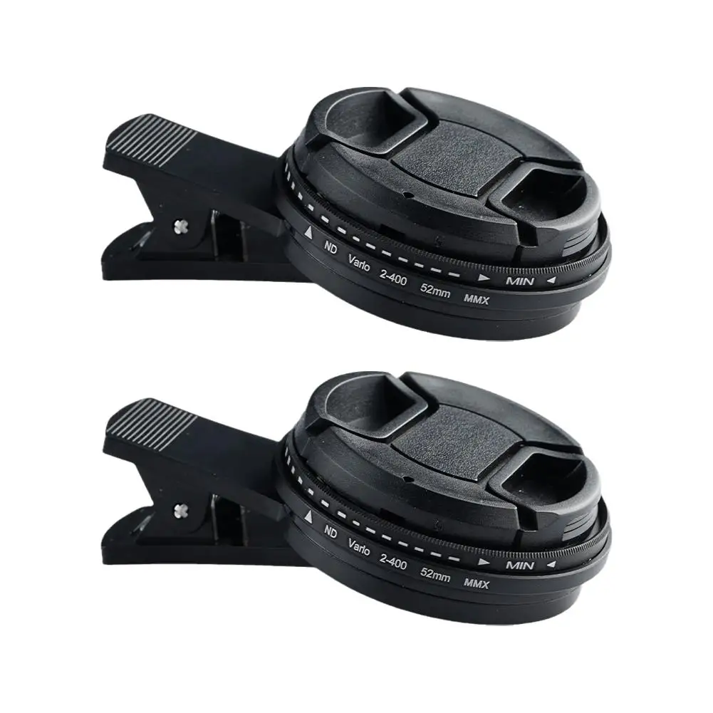Mobile Phone Adjustable Dimming Lens ND2-400 Filter 37mm Slow Shutter Night Scene Solar Eclipse Imaging Enhancement Lens Filter