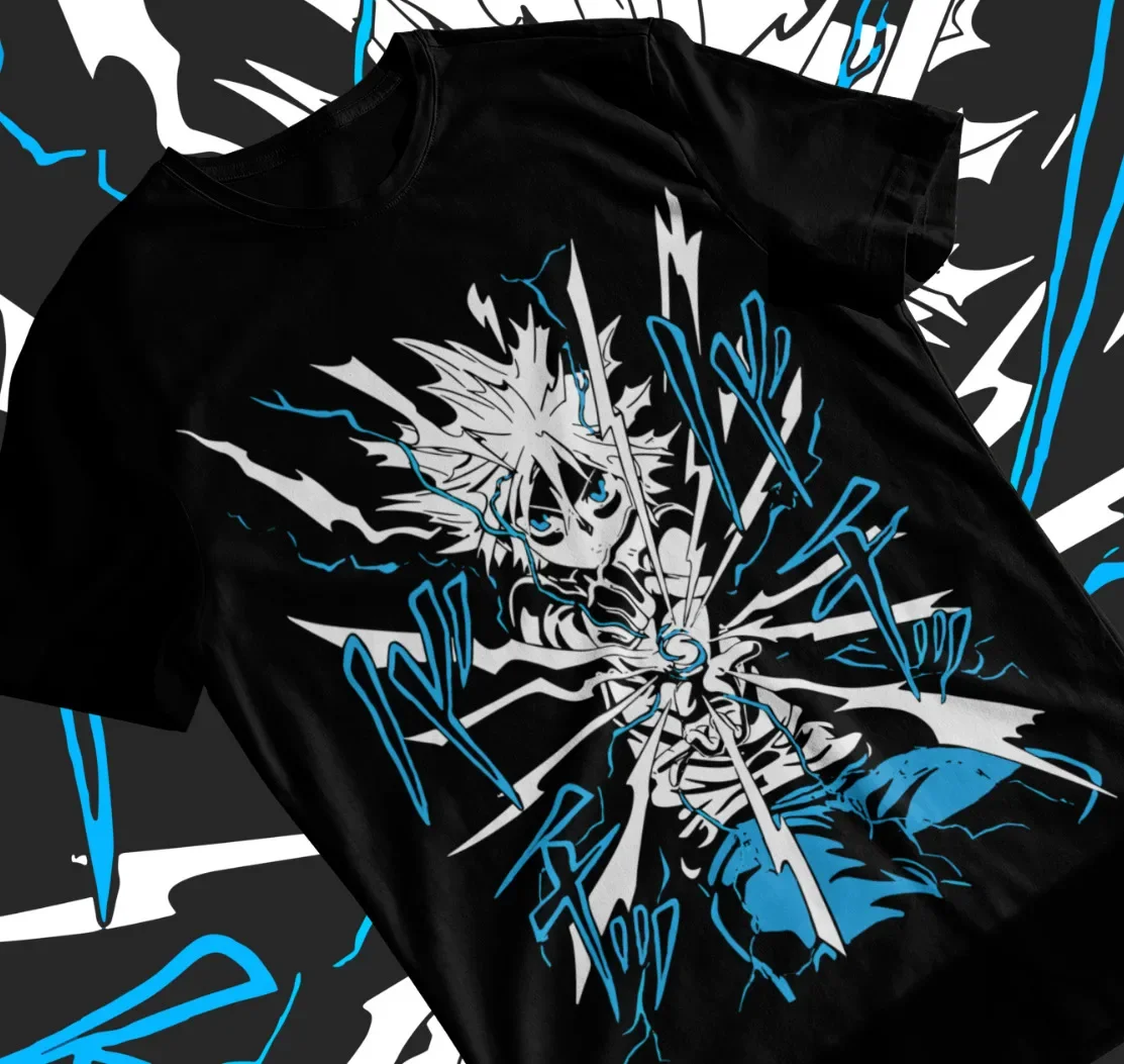 T-shirt Killua Gon Hisoka Hunter pour filles, T-shirt doux, Anime Meruem Zoldyck